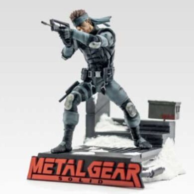 Figura 3d de Solid Snake - Metal Gear escala 1/6