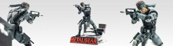Figura 3d de Solid Snake - Metal Gear escala 1/6
